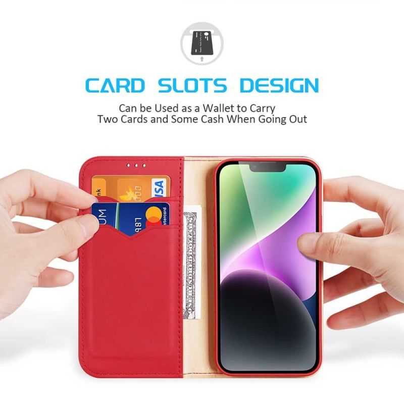 Cover iPhone 15 Plus Flip Cover Hivo Serie Dux Ducis