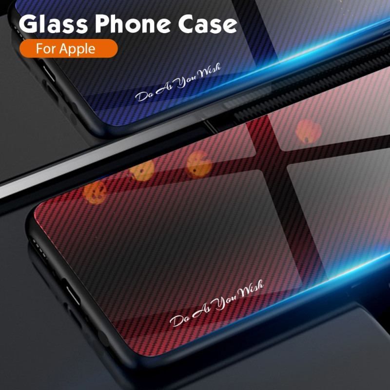 Cover iPhone 15 Plus Kulfiber Hærdet Glas