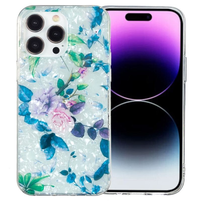 Cover iPhone 15 Pro Blomster