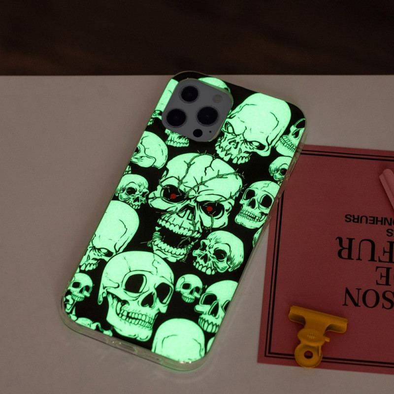 Cover iPhone 15 Pro Fluorescerende Kranie