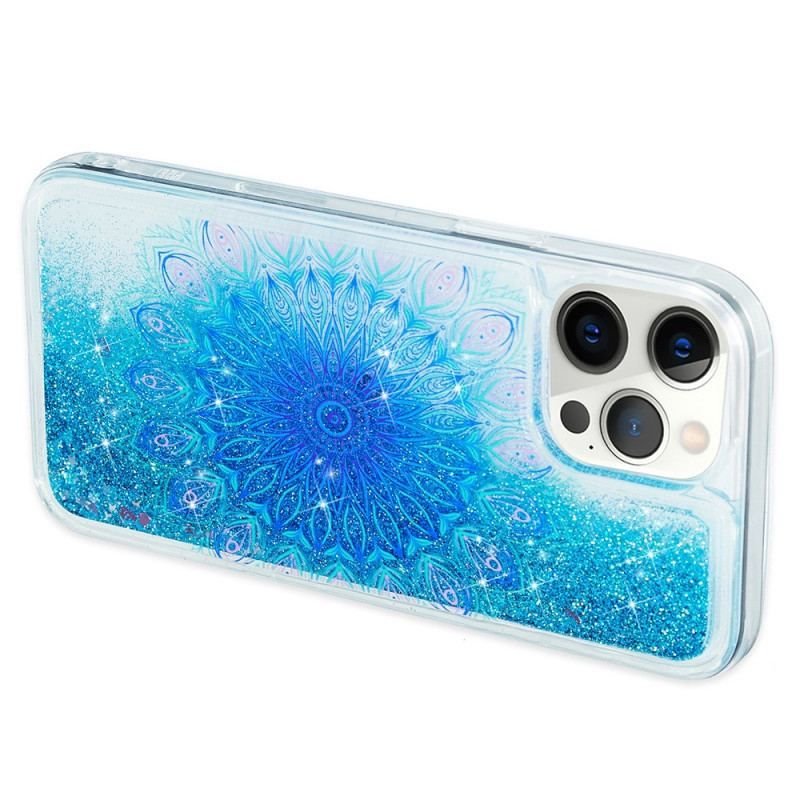 Cover iPhone 15 Pro Mandala Glitter