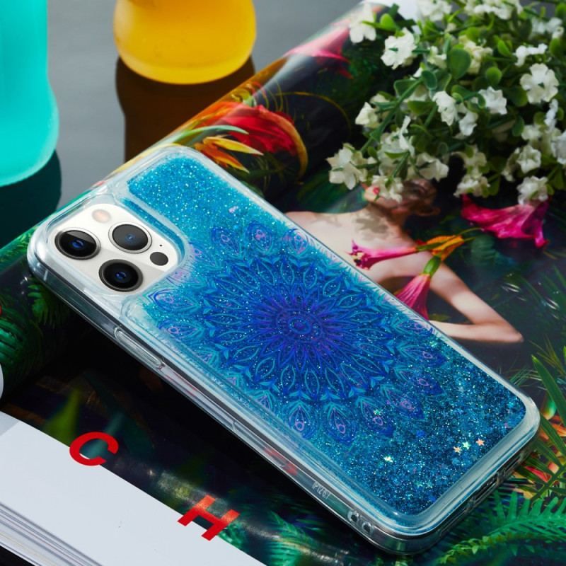 Cover iPhone 15 Pro Max Mandala Glitter