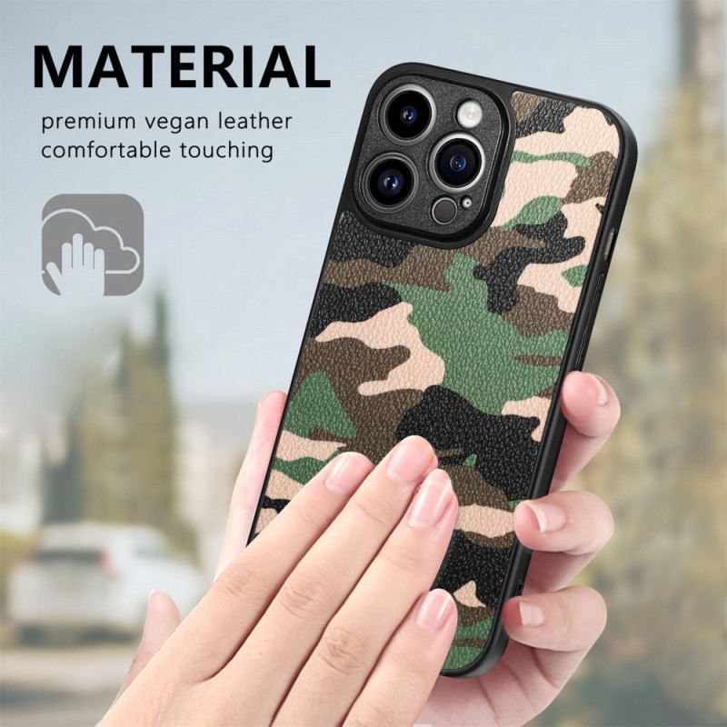 Cover iPhone 15 Pro Max Militær Camouflage