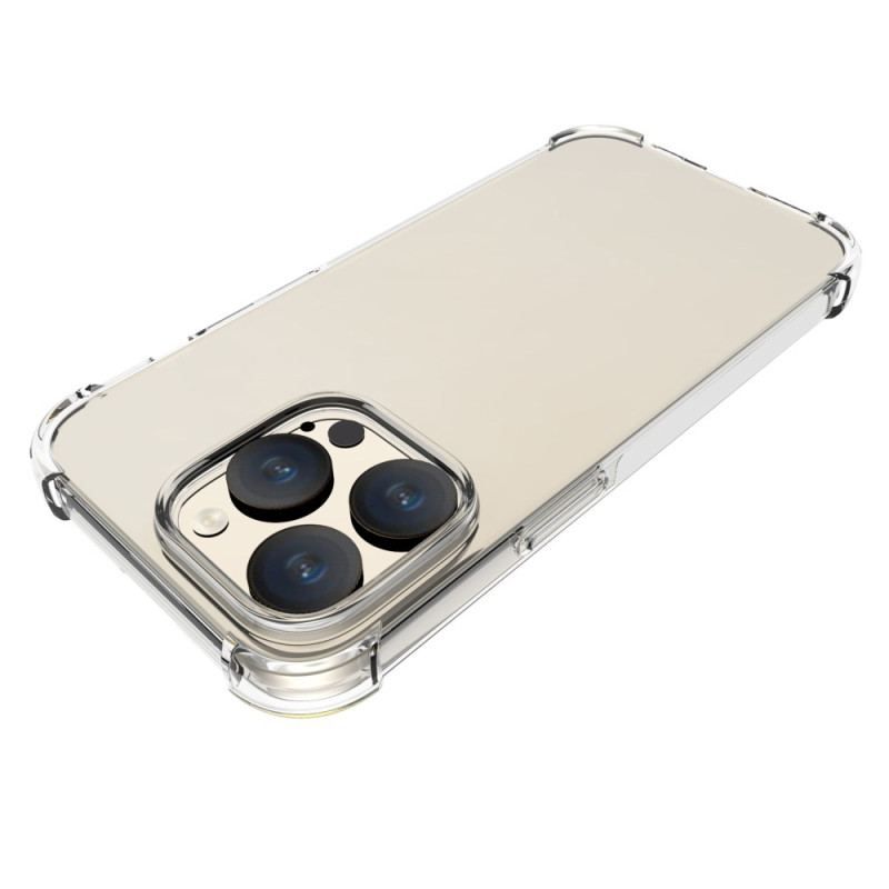 Cover iPhone 15 Pro Transparent Med Forstærkede Hjørner