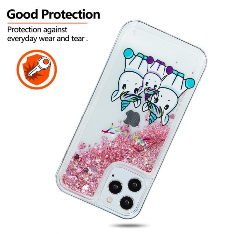 Cover iPhone 15 Pro Unicorn Glitter