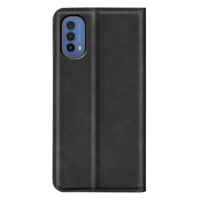 Cover Moto E40 / E30 / E20 Flip Cover Blødhed Ved Hudkontakt