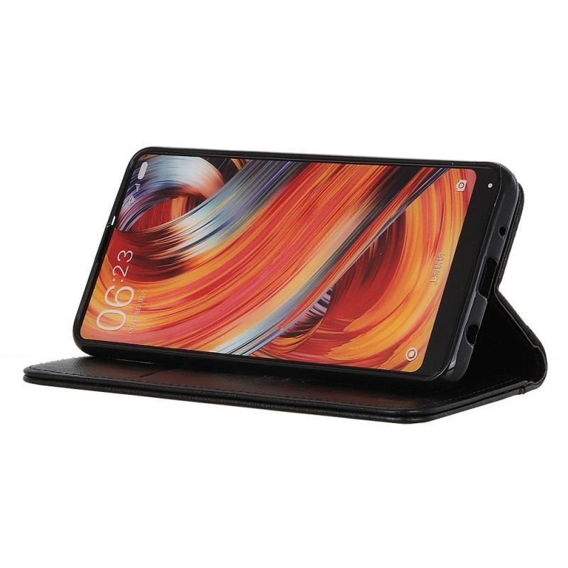 Cover Moto E40 / E30 / E20 Flip Cover Elegance Split Litchi Læder