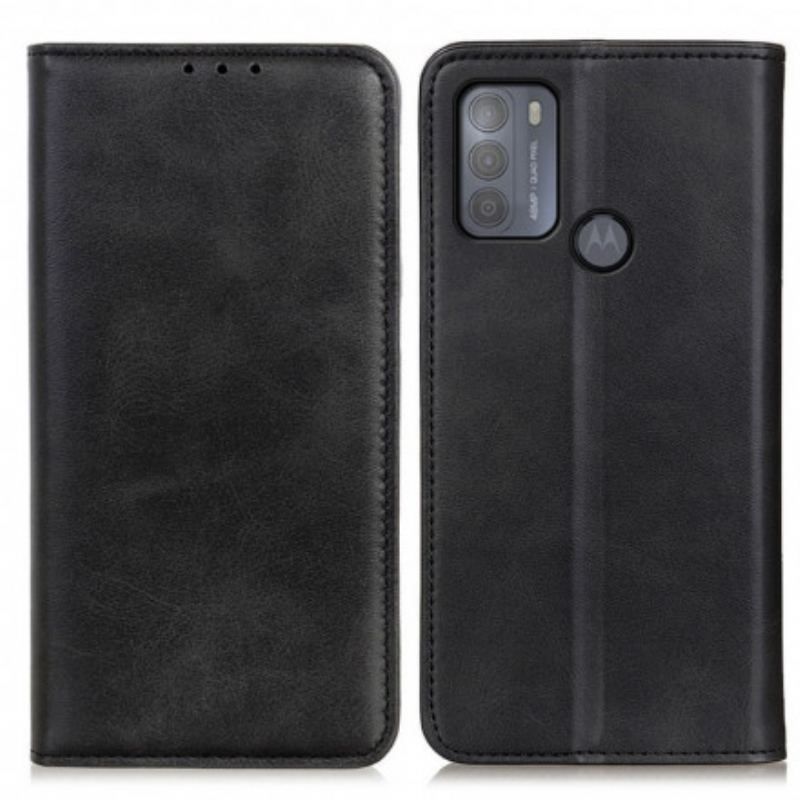 Cover Moto G50 Flip Cover Split Læder