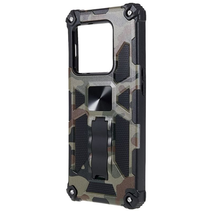 Cover OnePlus 10 Pro 5G Camouflage Aftagelig Støtte