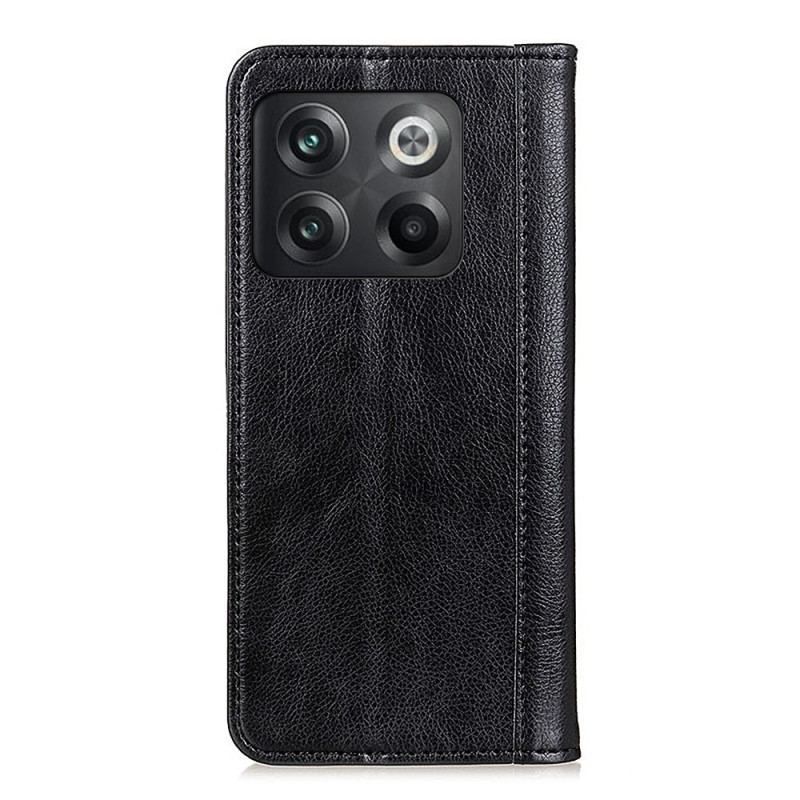 Cover OnePlus 10T 5G Flip Cover Farvet Version Split Læder