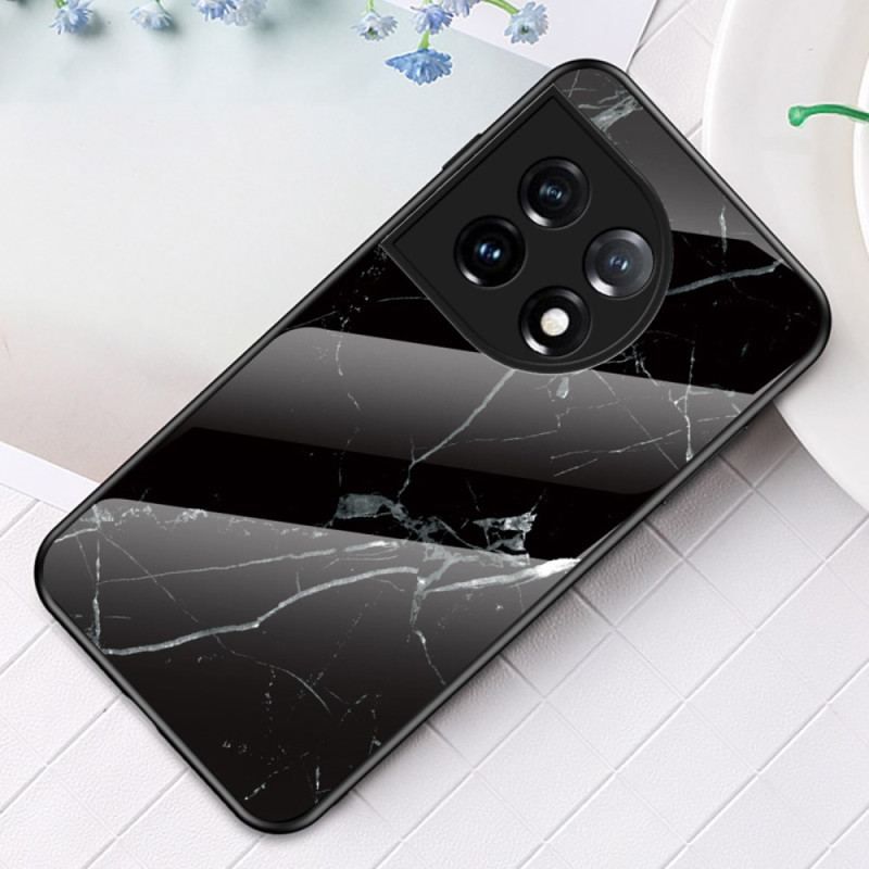 Cover OnePlus 11 5G Marmor Hærdet Glas