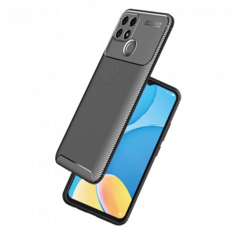 Cover Oppo A15 Fleksibel Kulfibertekstur