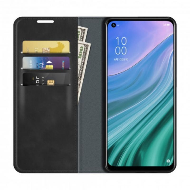 Cover Oppo A54 5G / A74 5G Flip Cover Hudberøring