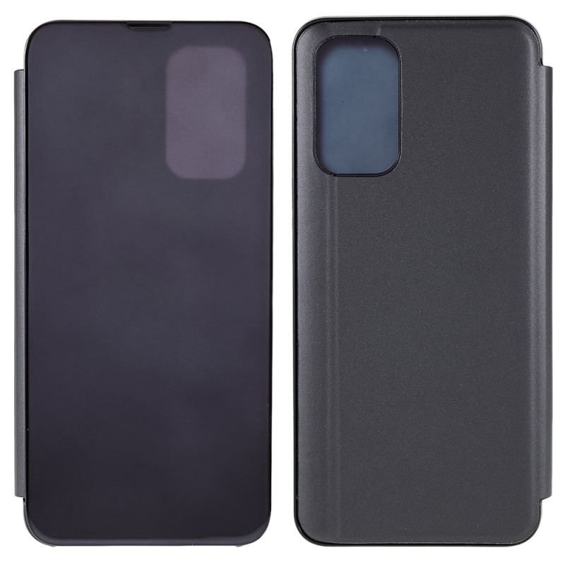 Cover Oppo A54 5G / A74 5G Spejl Og Lædereffekt