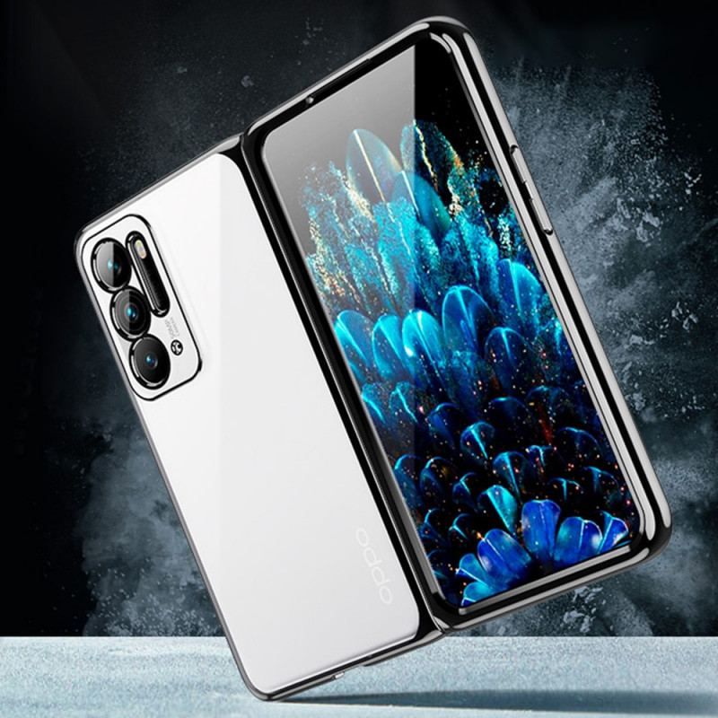 Cover Oppo Find N Gennemsigtig Med Metalfrontramme