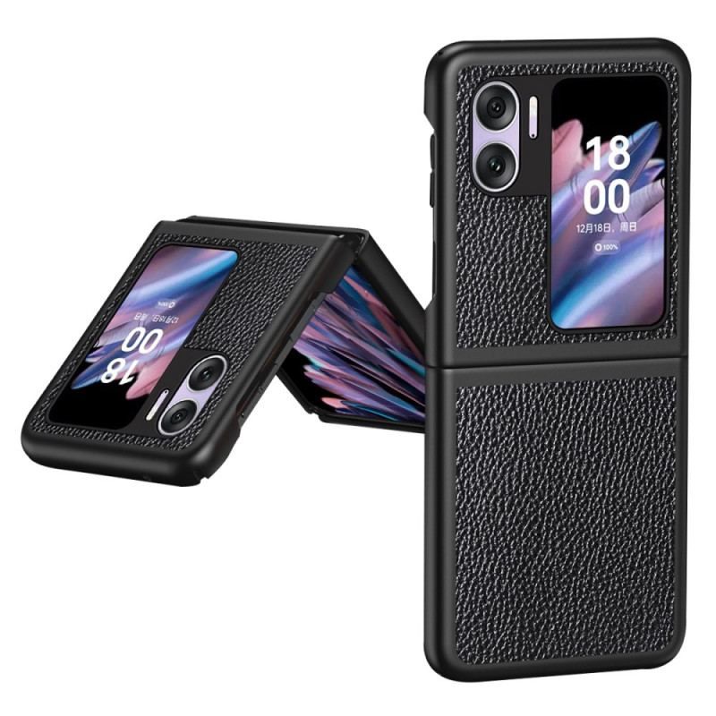 Cover Oppo Find N2 Flip Flip Cover Litchi Imiteret Læder