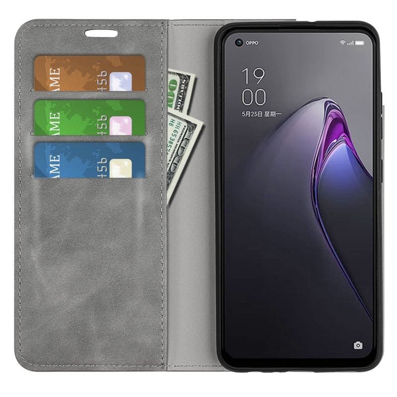 Cover Oppo Reno 8 Flip Cover Klassisk Design