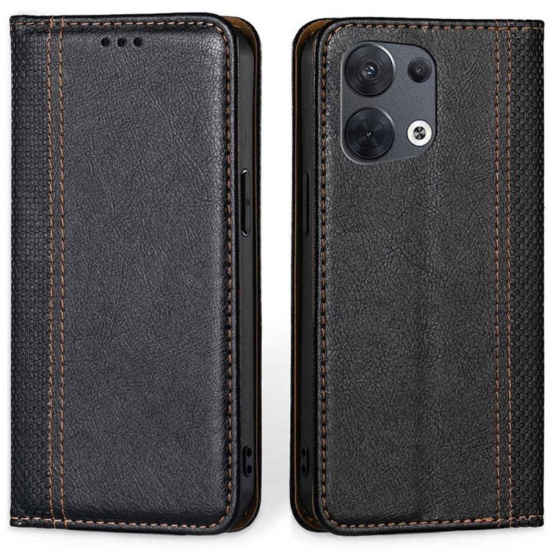 Cover Oppo Reno 8 Flip Cover Vintage Kunstlæder