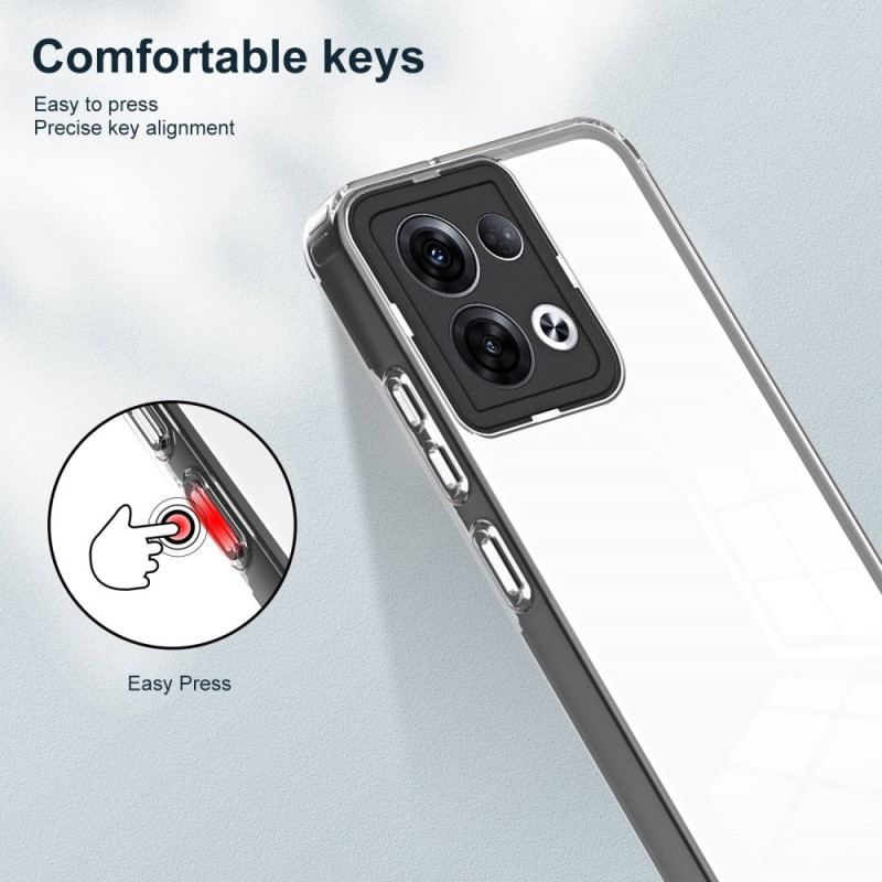 Cover Oppo Reno 8 Gennemsigtig Hybrid