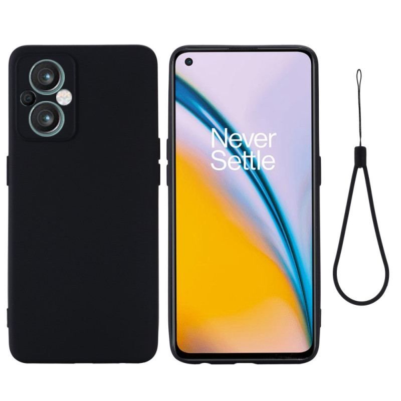 Cover Oppo Reno 8 Lite Med Snor Strappy Flydende Silikone