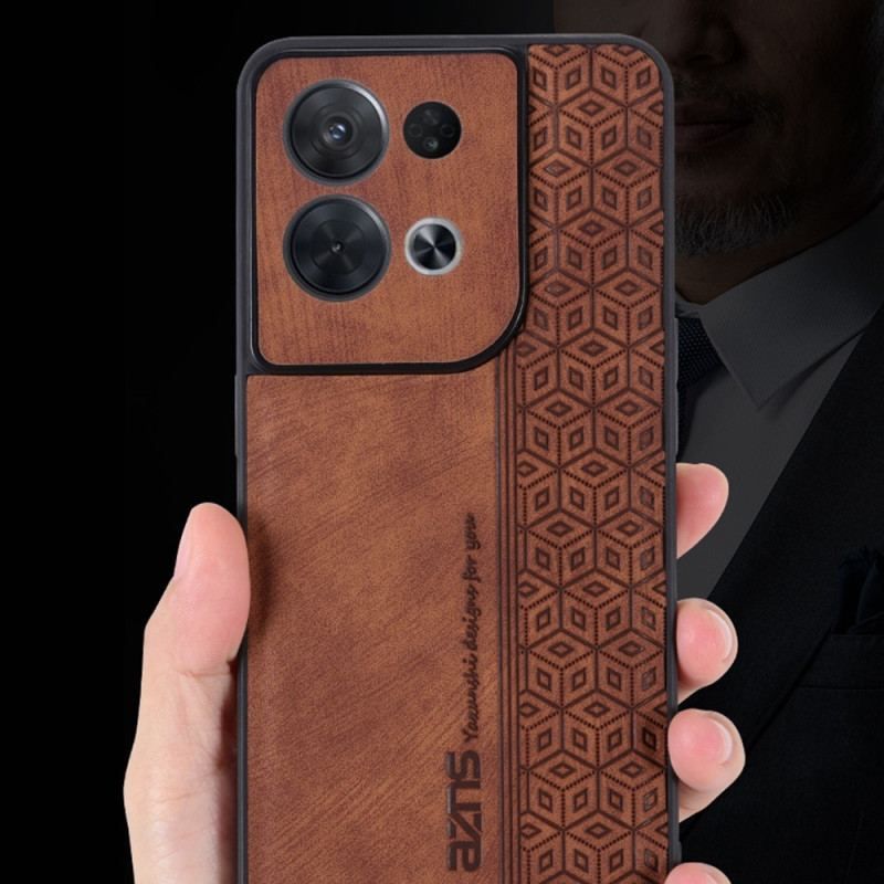 Cover Oppo Reno 8 Pro Azns Lædereffekt