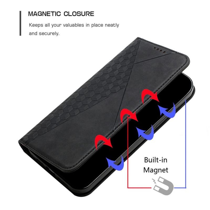 Cover Oppo Reno 8 Pro Flip Cover Kubisk Stil