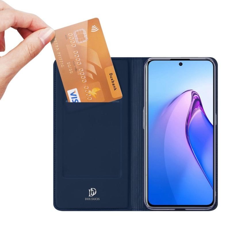 Cover Oppo Reno 8 Pro Flip Cover Skin Pro Dux Ducis