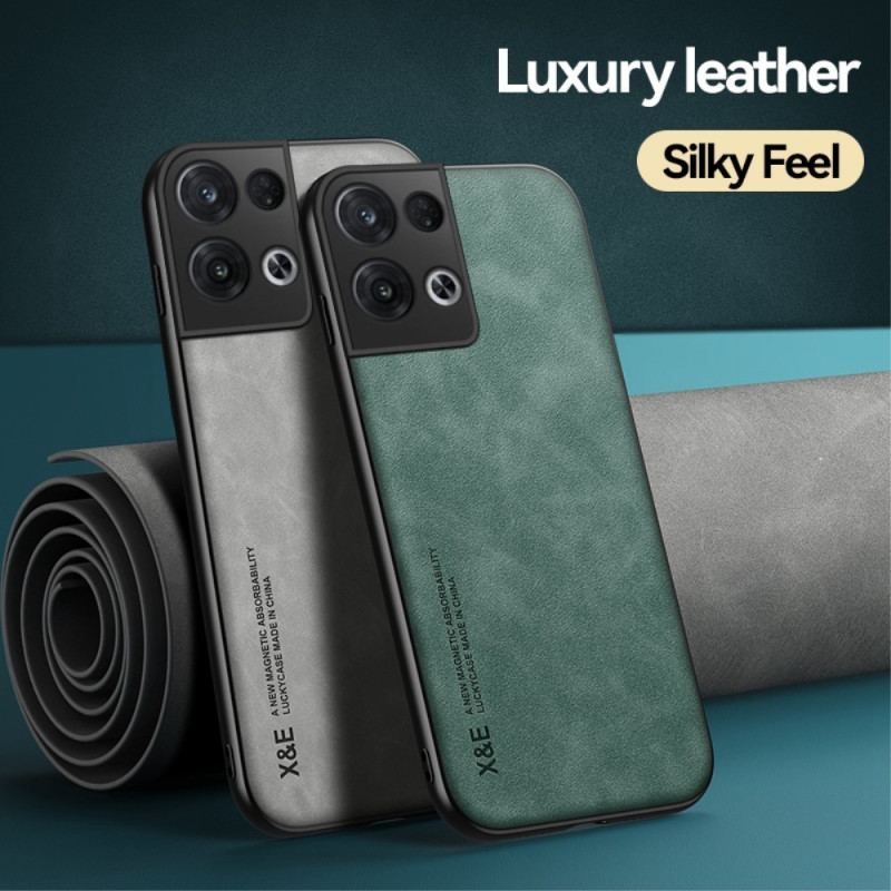 Cover Oppo Reno 8 X&e Lædereffekt