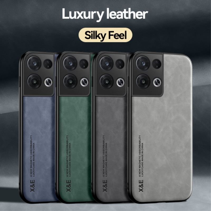 Cover Oppo Reno 8 X&e Lædereffekt