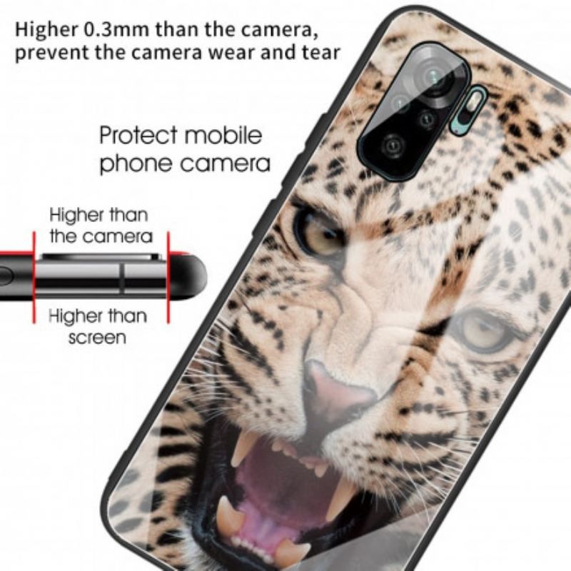 Cover Poco M5s Leopard Hærdet Glas