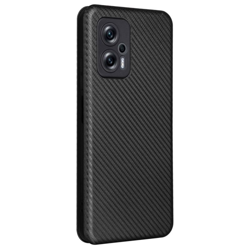 Cover Poco X4 GT Flip Cover Afrundet Vinkel Chevron Mønster