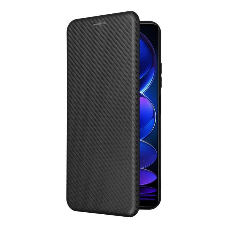 Cover Poco X5 5G Flip Cover Kulfiber