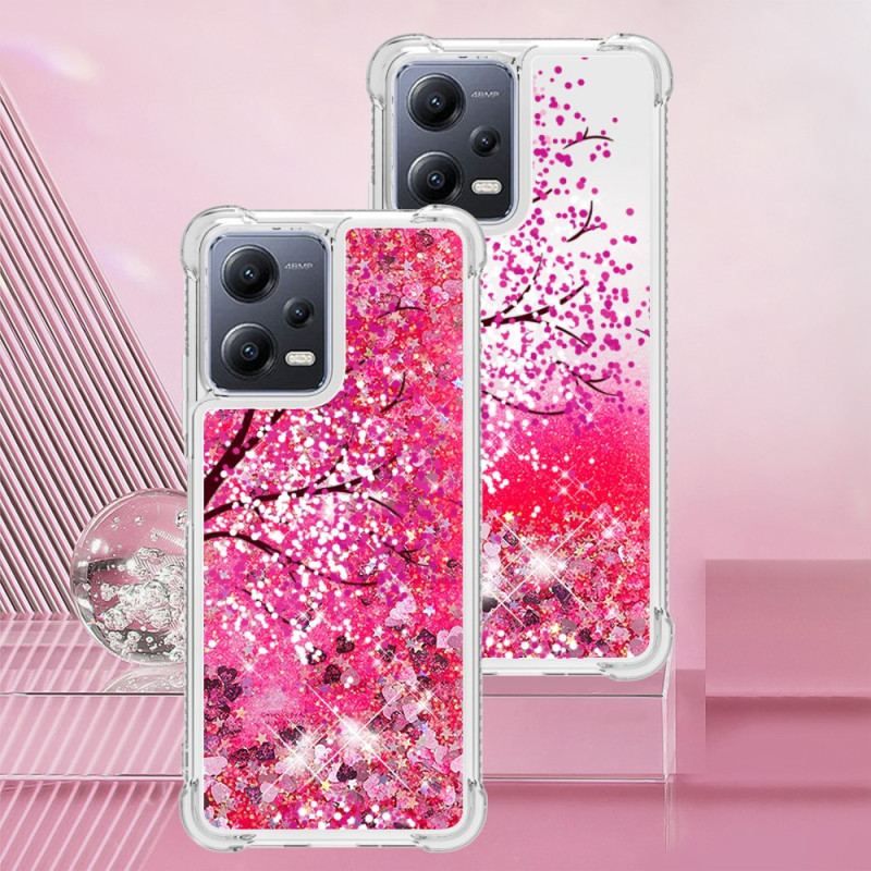 Cover Poco X5 5G Glitter Træ