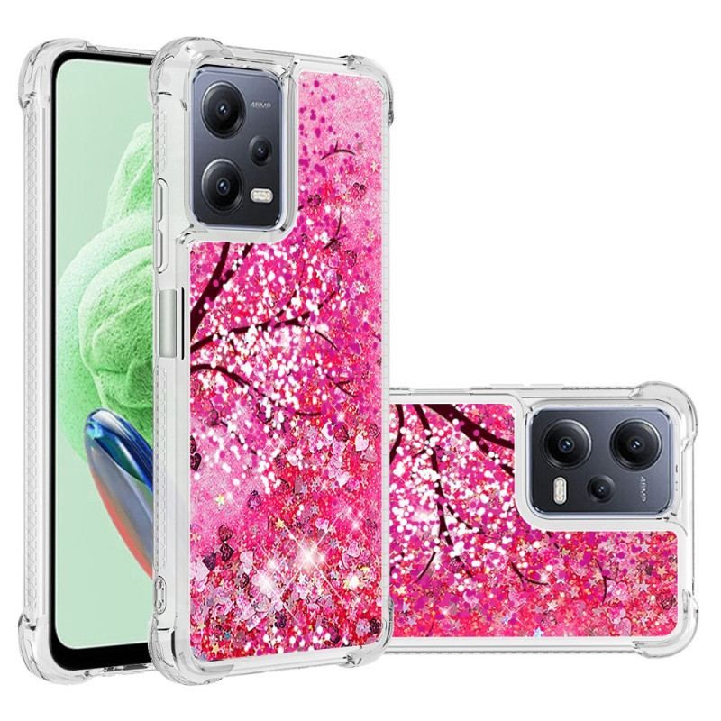 Cover Poco X5 5G Glitter Træ