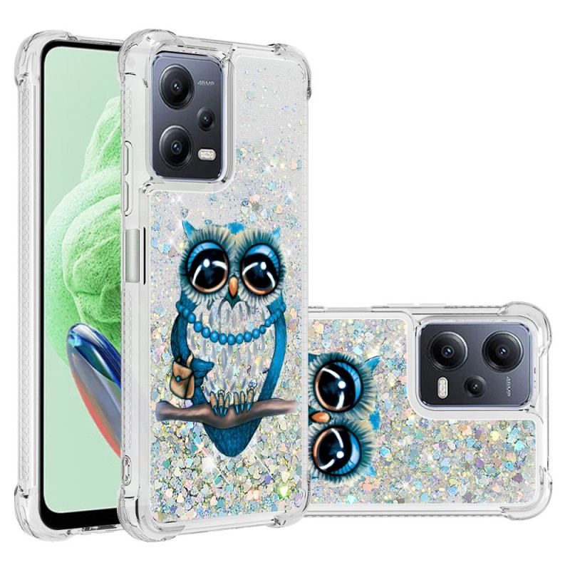 Cover Poco X5 5G Pailletter Miss Owl