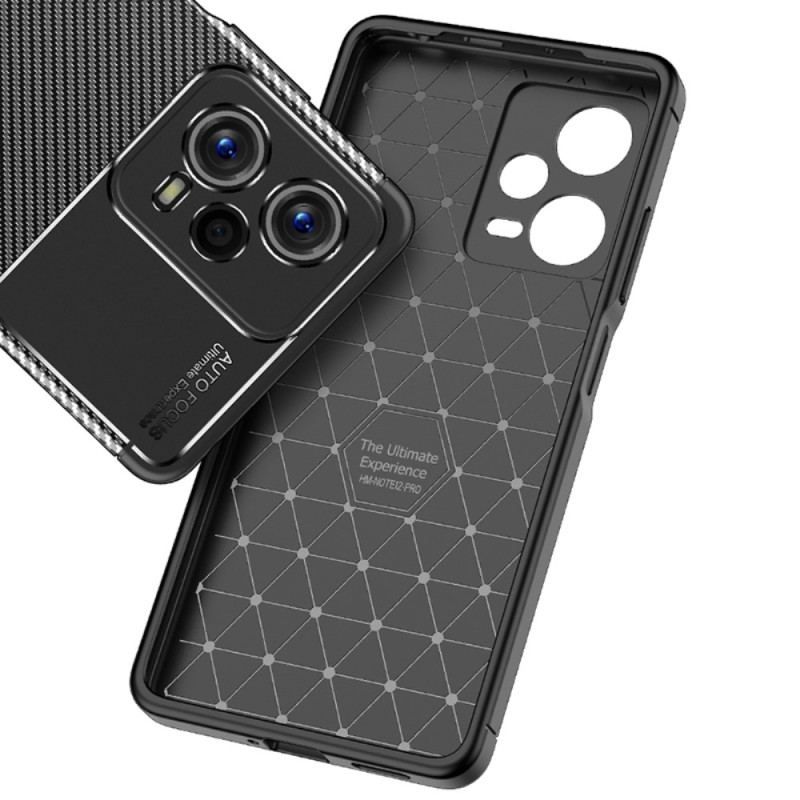 Cover Poco X5 Pro 5G Fleksibel Kulfibertekstur