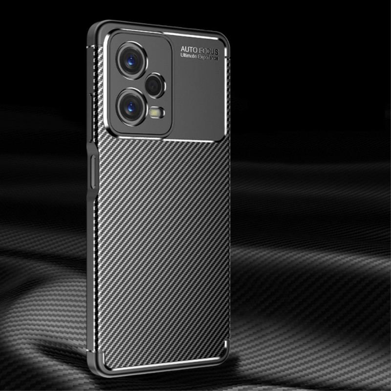 Cover Poco X5 Pro 5G Fleksibel Kulfibertekstur