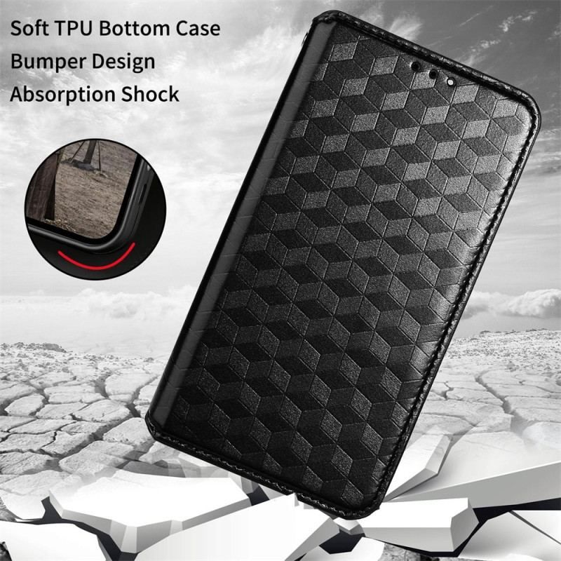 Cover Poco X5 Pro 5G Flip Cover 3d Mønster