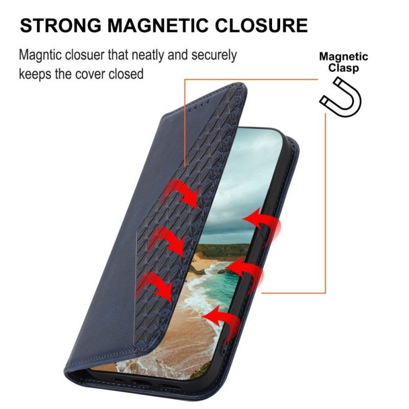 Cover Poco X5 Pro 5G Flip Cover Stil Læder 3d Mønster