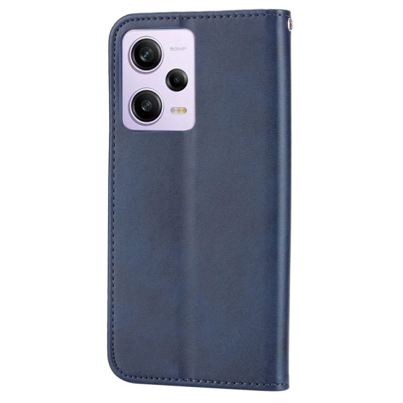 Cover Poco X5 Pro 5G Flip Cover Stil Læder 3d Mønster