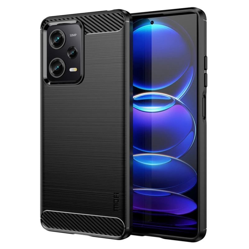 Cover Poco X5 Pro 5G Mofi Børstet Kulfiber