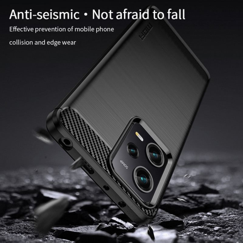 Cover Poco X5 Pro 5G Mofi Børstet Kulfiber