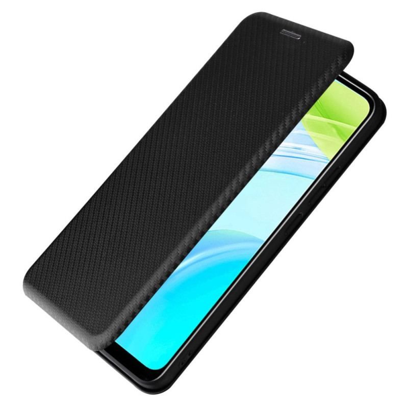 Cover Realme C30 Flip Cover Carbon Fiber Ring-support