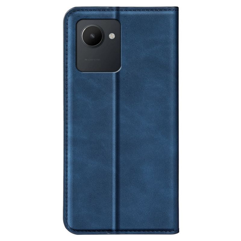 Cover Realme C30 Flip Cover Hudberøringsfølelse