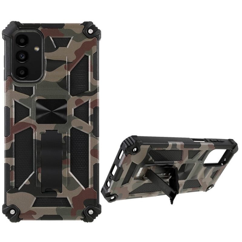 Cover Samsung Galaxy A13 5G / A04s Camouflage Aftagelig Støtte