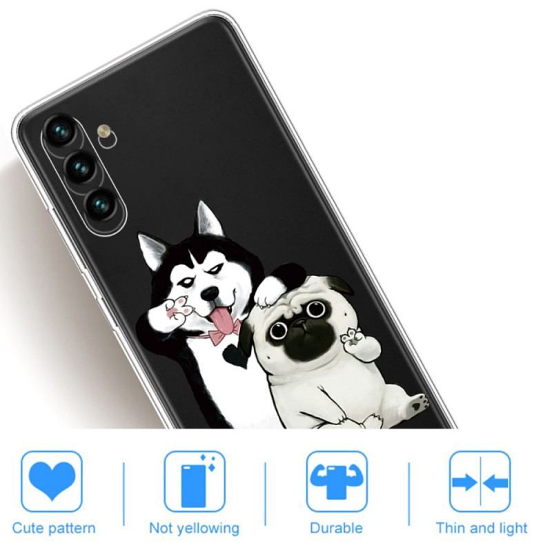 Cover Samsung Galaxy A13 5G / A04s Sjove Hunde