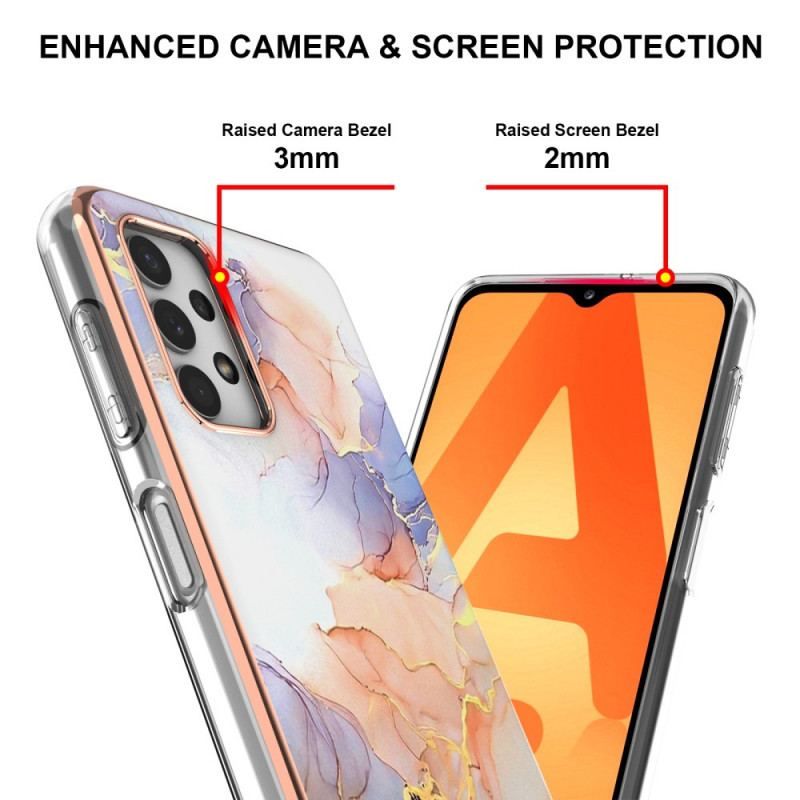 Cover Samsung Galaxy A13 Akvarel Marmor