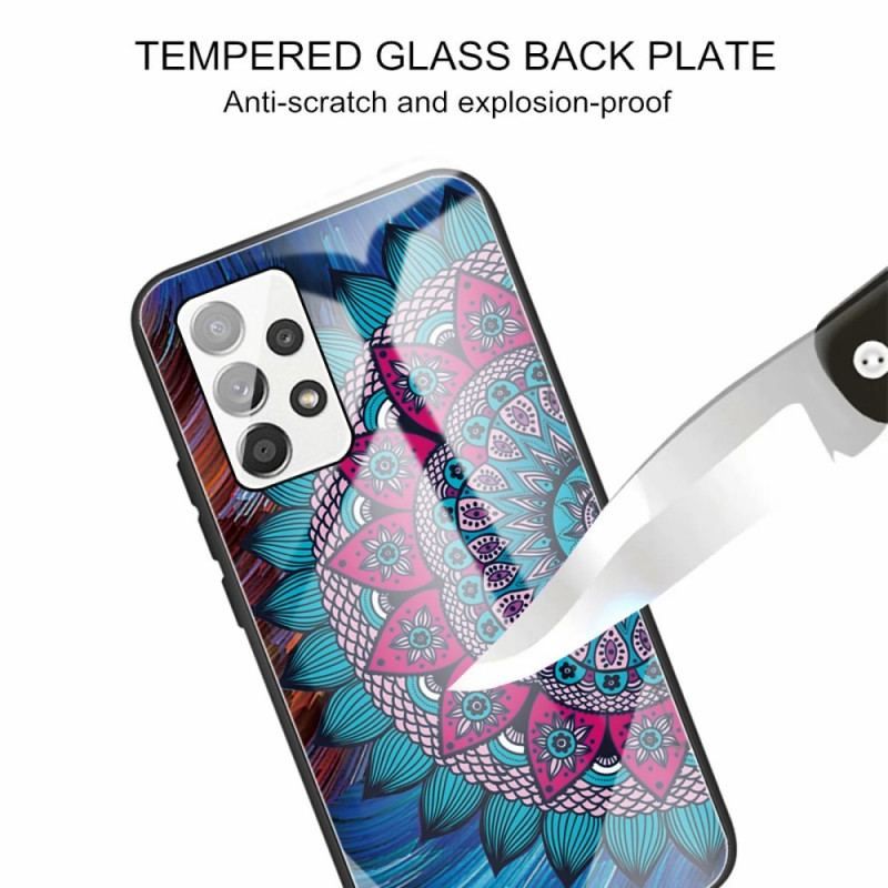 Cover Samsung Galaxy A13 Mandala Hærdet Glas