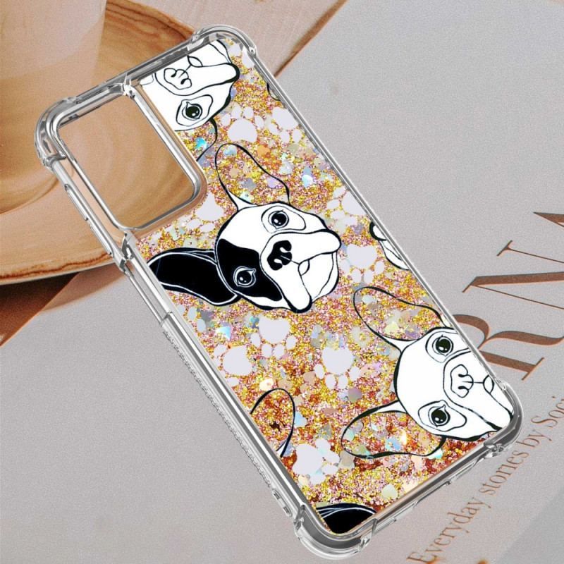 Cover Samsung Galaxy A13 Mr Hunde Pailletter