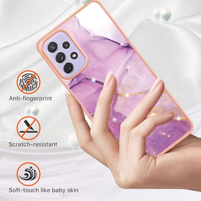 Cover Samsung Galaxy A13 Silikone Fleksibel Marmor